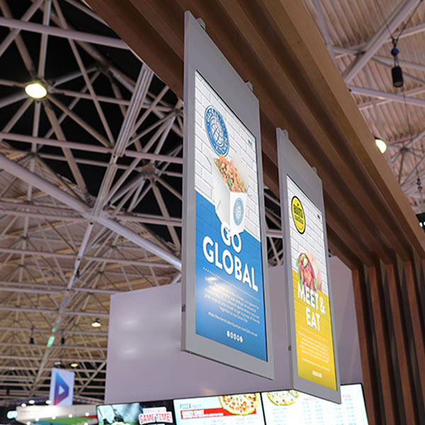High Brightness Double-Sided Displays | Wales : Genesis Marketing and ...